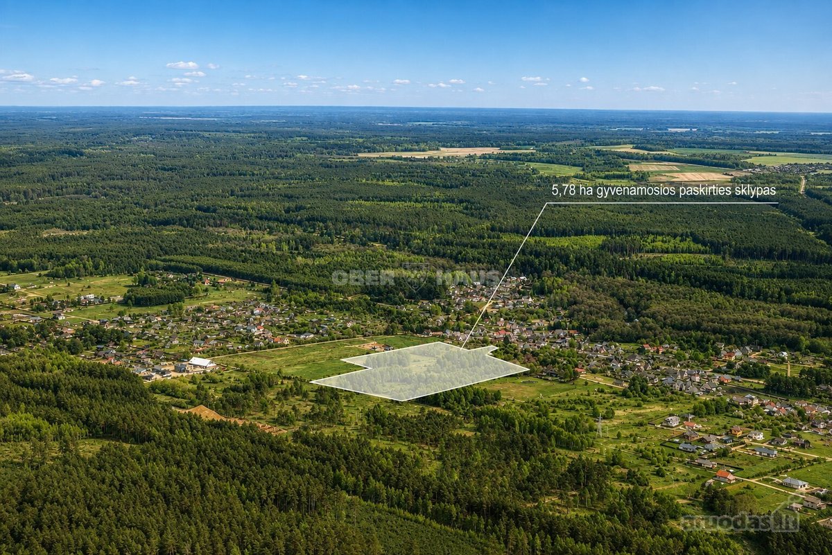 Parduodamas 578 arų žemės sklypas Pabradėje, - nuotraukos Nr. 2