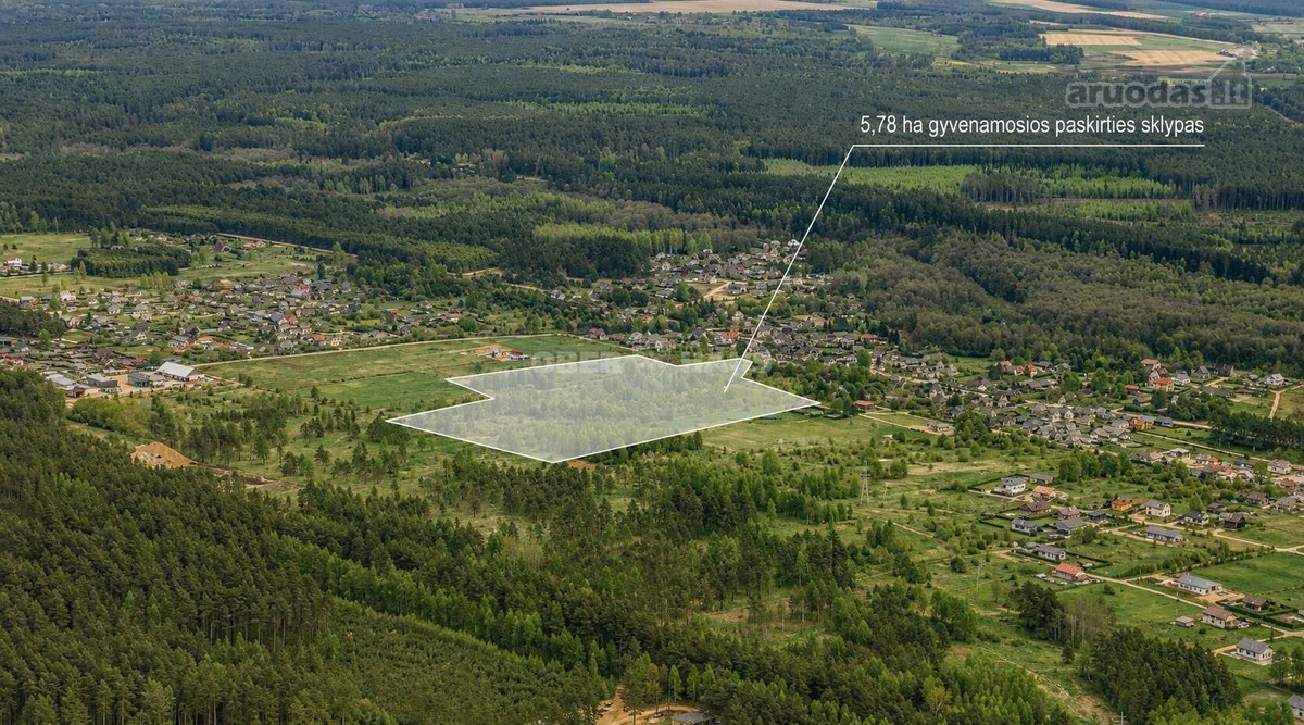 Parduodamas 578 arų žemės sklypas Pabradėje, - nuotraukos Nr. 7
