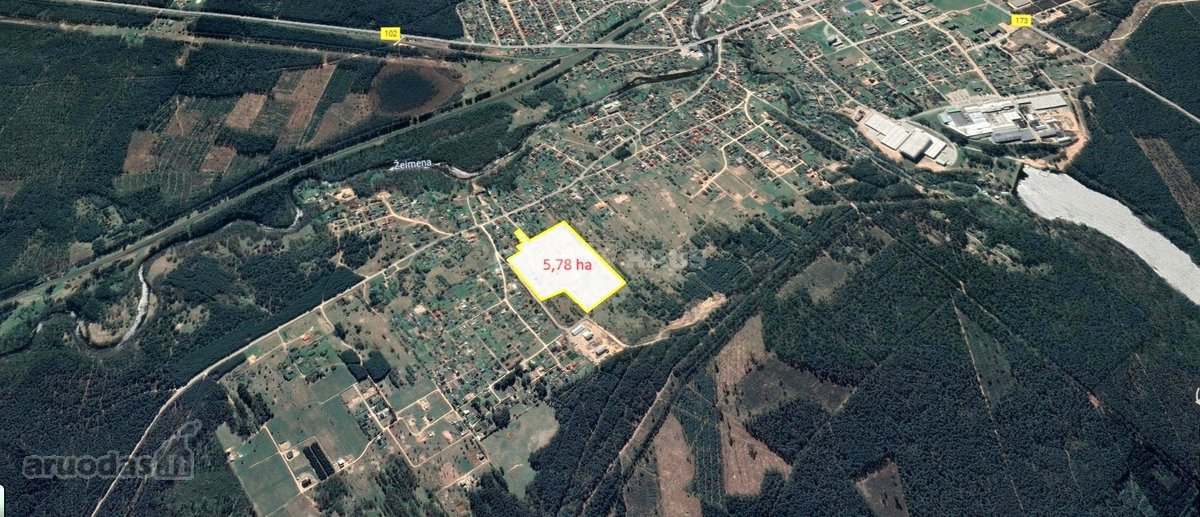 Parduodamas 578 arų žemės sklypas Pabradėje, - nuotraukos Nr. 8