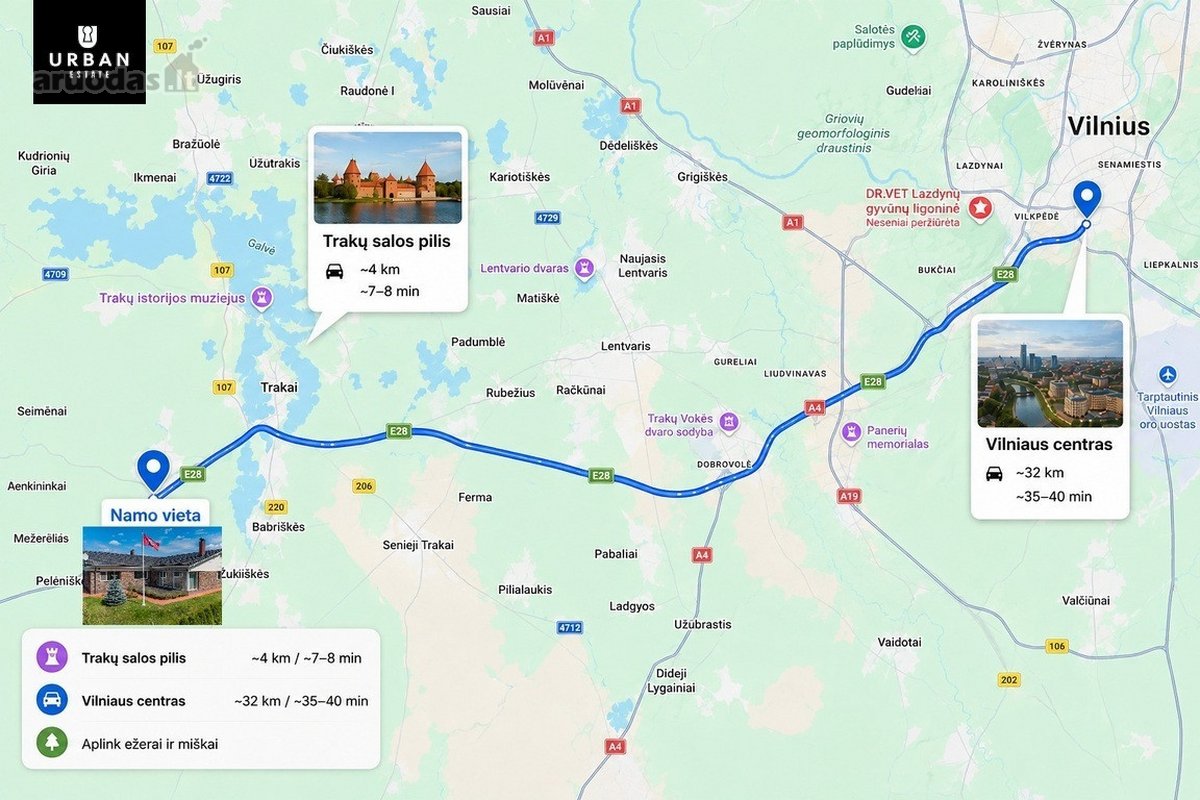 Parduodamas Erdvus Vieno Aukšto Namas Trakų Mieste - nuotraukos Nr. 31