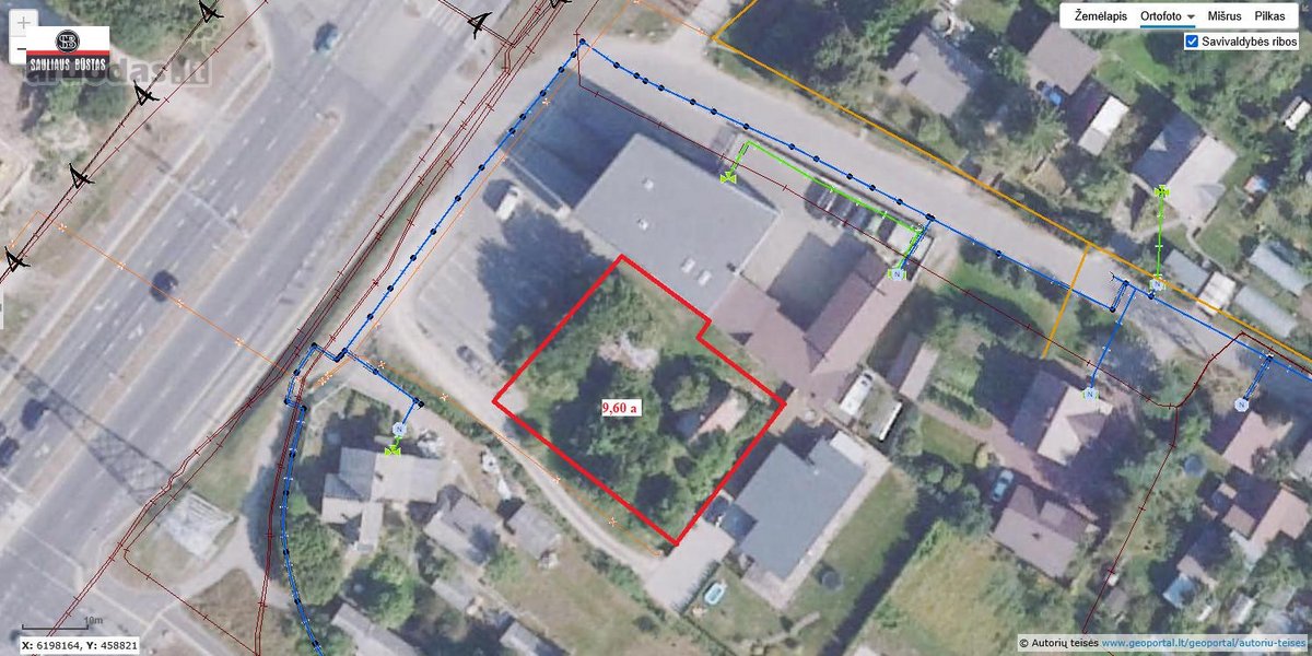 Parduodamas labai geroje vietoje sklypas 9,60 - nuotraukos Nr. 2
