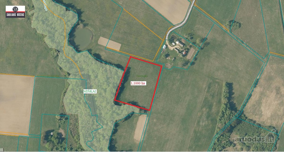 Parduodamas labai gražus 1,1000 ha žemės - nuotraukos Nr. 4
