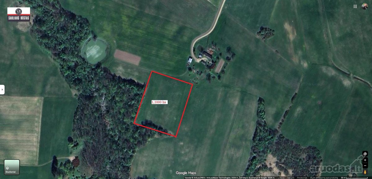 Parduodamas labai gražus 1,1000 ha žemės - nuotraukos Nr. 6