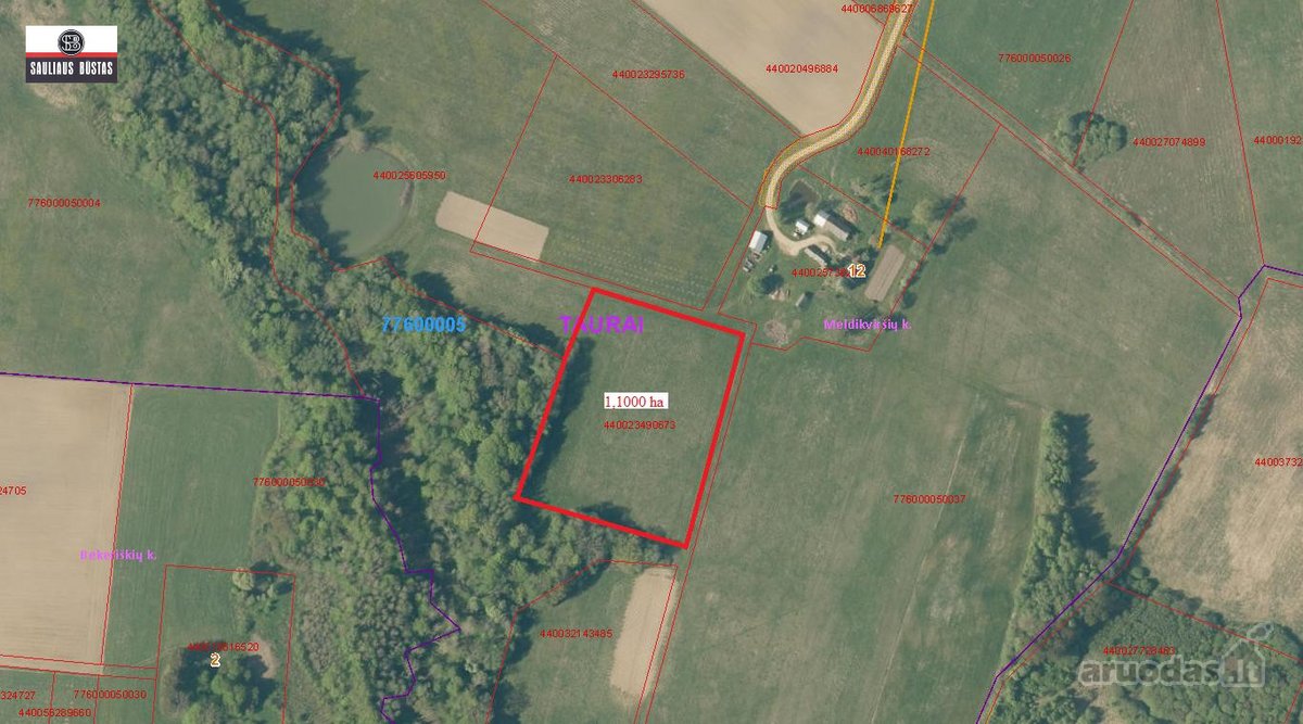Parduodamas labai gražus 1,1000 ha žemės - nuotraukos Nr. 5