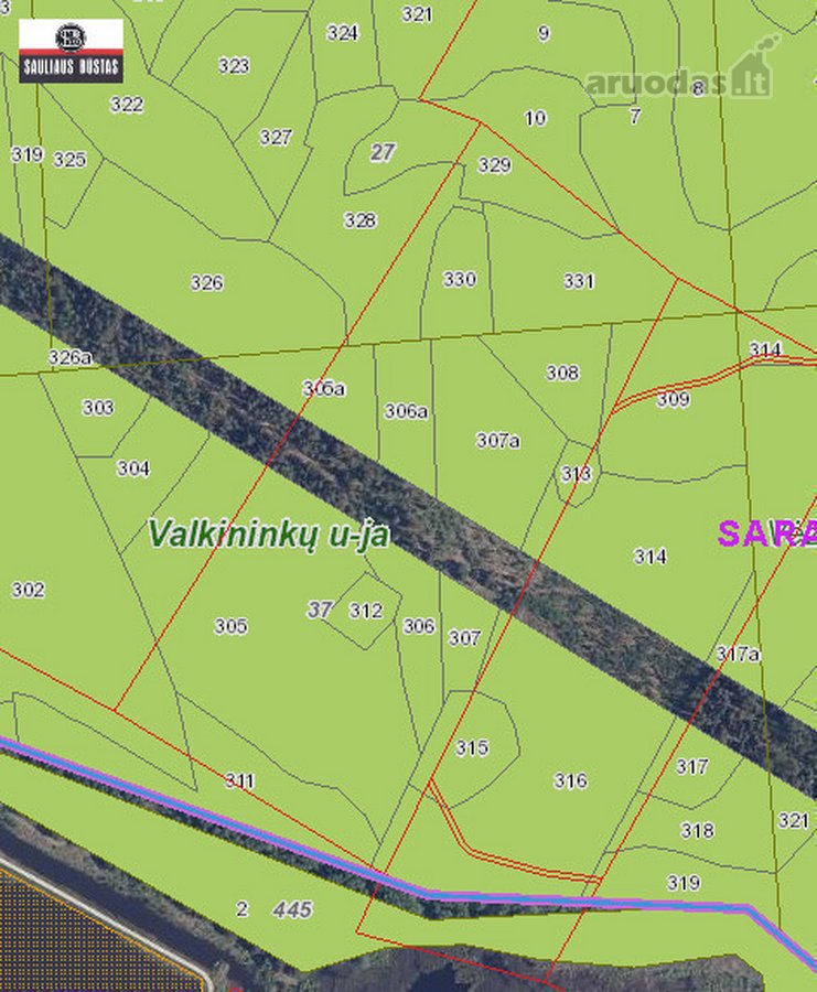 Parduodamas pigiai 11,0989 ha žemės sklypas - nuotraukos Nr. 12