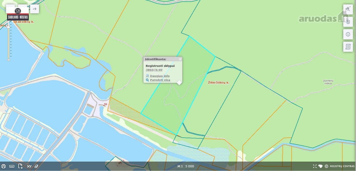 Parduodamas pigiai 11,0989 ha žemės sklypas - nuotraukos Nr. 4