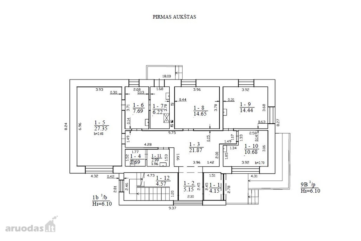 Administracinis pastatas su žemės sklypo dalimi - nuotraukos Nr. 11