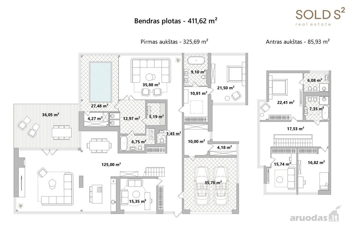 Parduodamas itin erdvus namas su Spa zona - nuotraukos Nr. 25