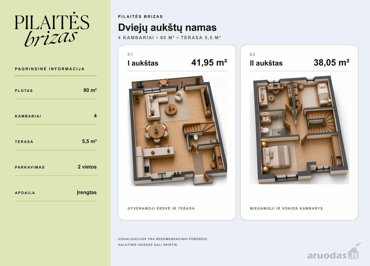 Pilaitėje, 250 M Iki Gilužio Ežero – Pilnai - nuotraukos Nr. 6