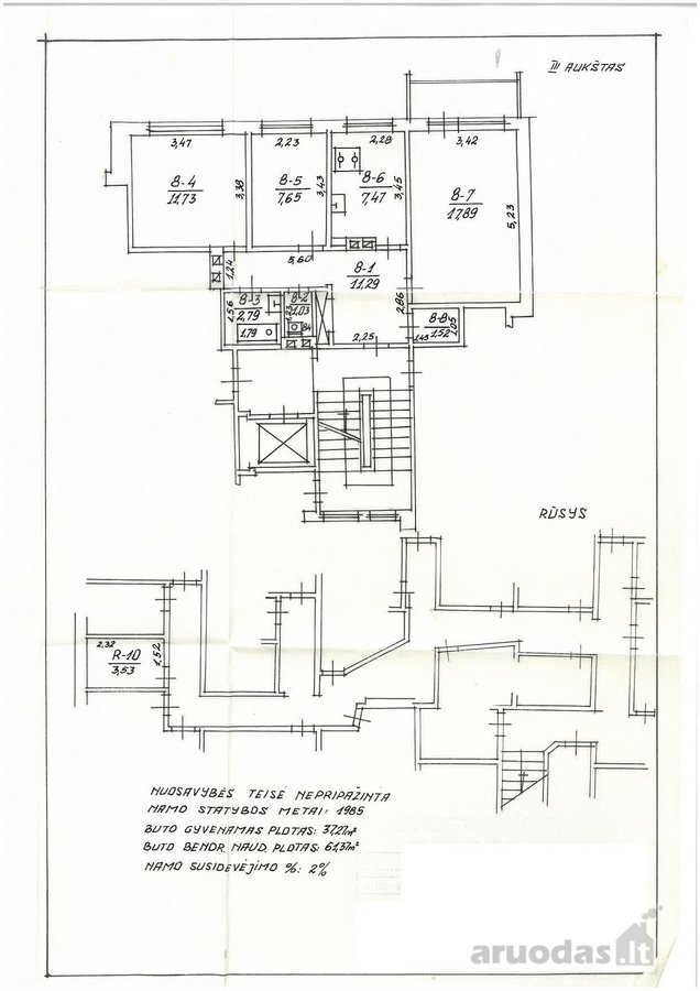 Parduodamas 3 kambarių butas renovuotame - nuotraukos Nr. 14