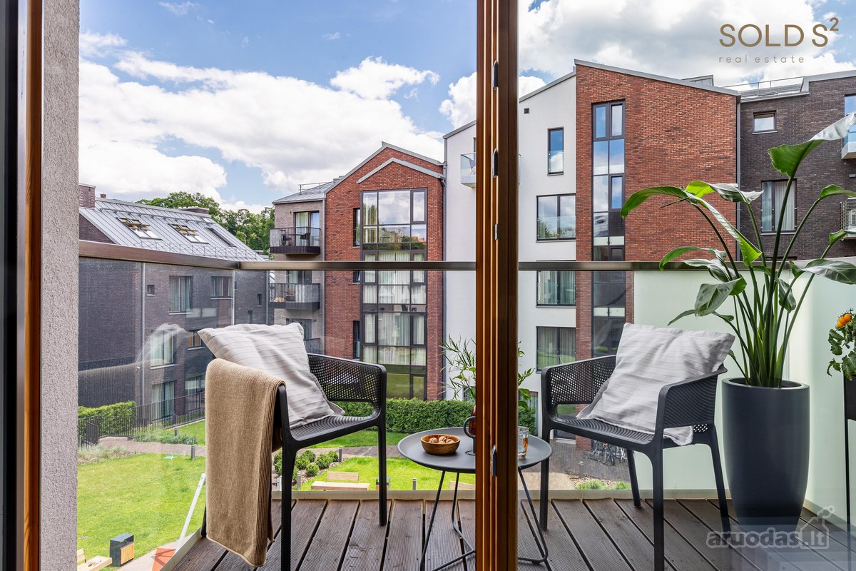 Nuomojami 3 kambarių apartamentai su terasa, - nuotraukos Nr. 9