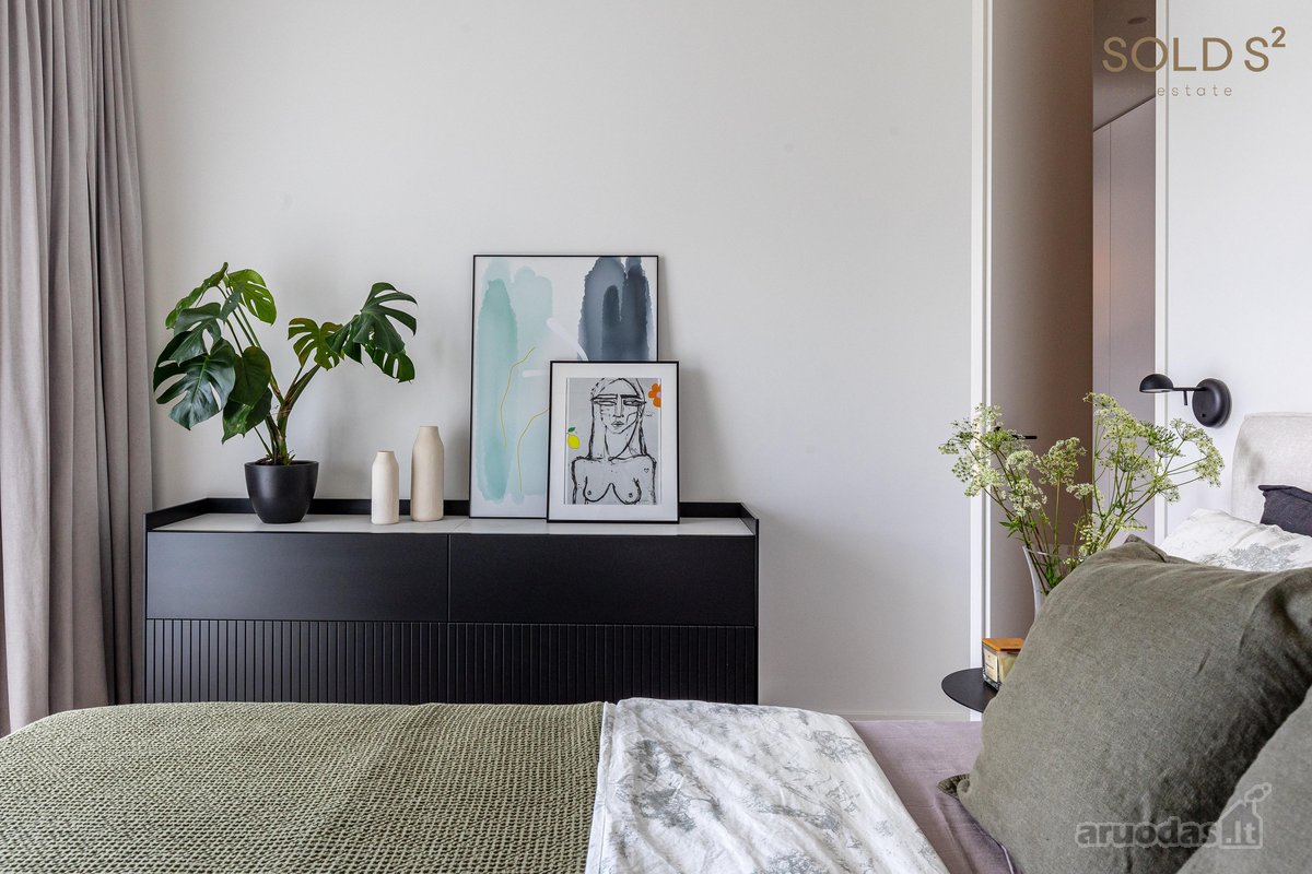 Nuomojami 3 kambarių apartamentai su terasa, - nuotraukos Nr. 15