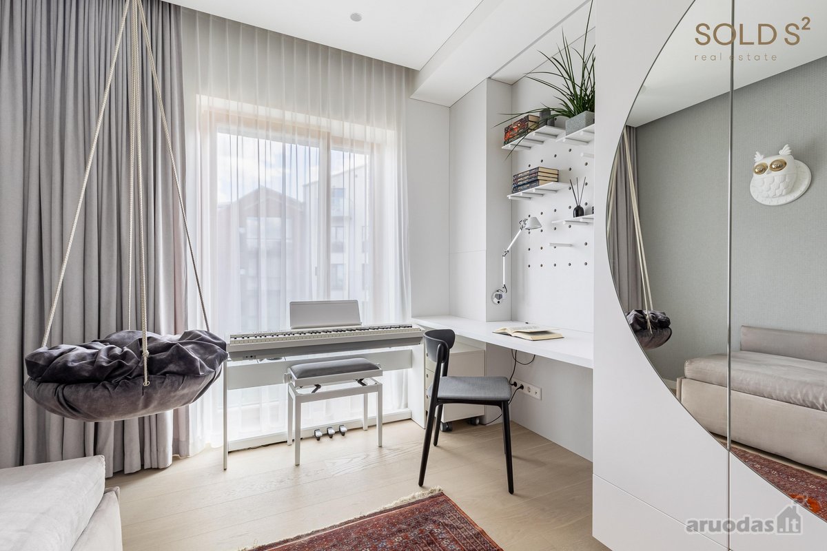 Nuomojami 3 kambarių apartamentai su terasa, - nuotraukos Nr. 17