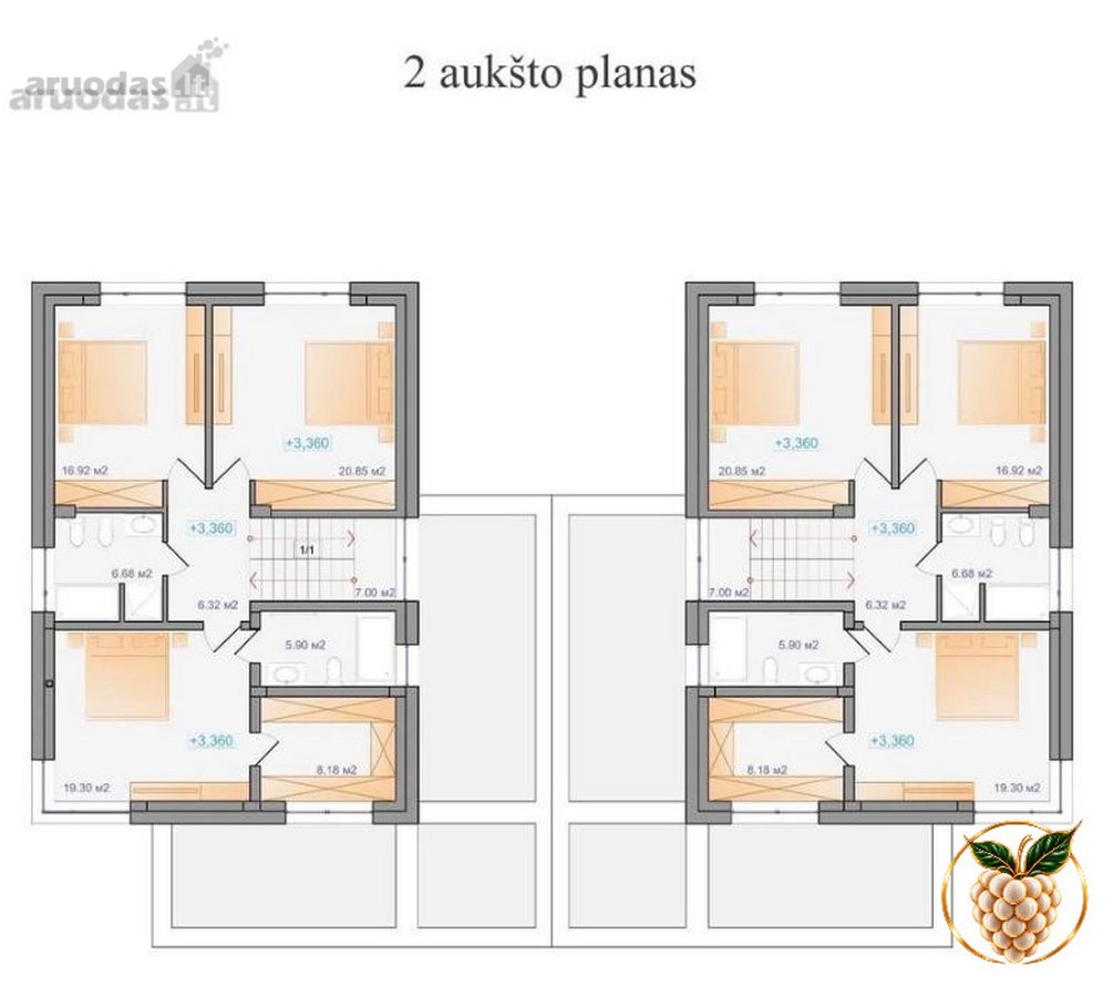 Modernios architektūros namai šalia ežero – - nuotraukos Nr. 41