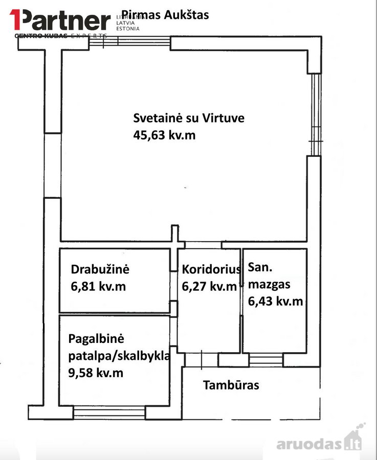 Parduodamas stilingai ir kokybiškai įrengtas - nuotraukos Nr. 34