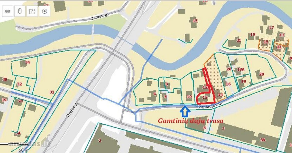 Parduodamas 5,52 arų ploto sklypas visai - nuotraukos Nr. 13