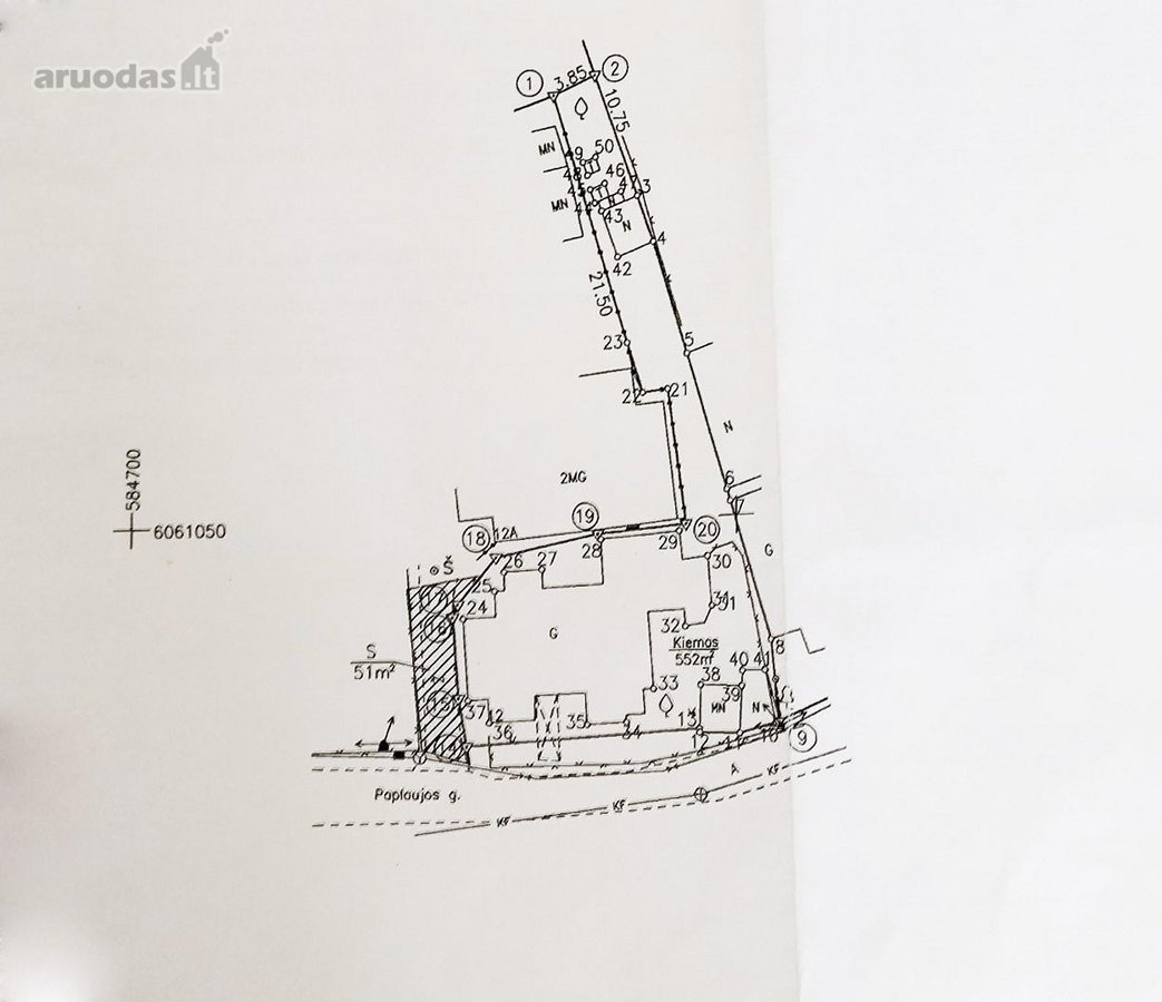 Parduodamas 5,52 arų ploto sklypas visai - nuotraukos Nr. 12