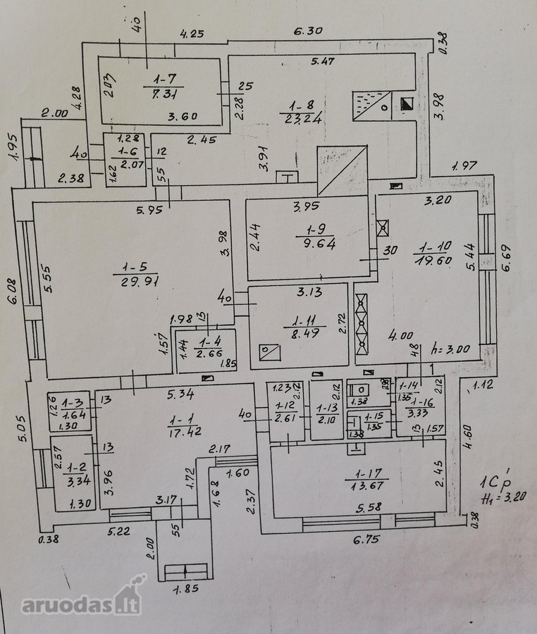 30 arų sklypas prie ežero su 153,33 m² pastatu. - nuotraukos Nr. 16