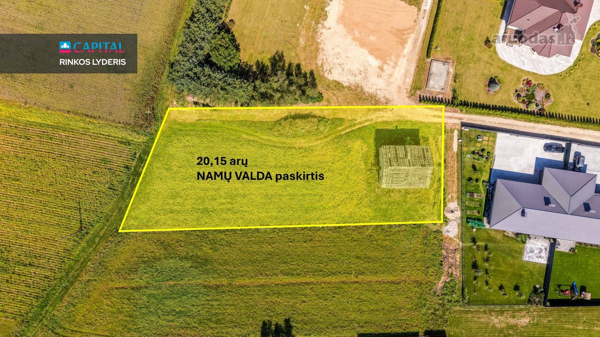 Ežero Pašonėje Parduodamas 20,15 Arų Namų - nuotraukos Nr. 3