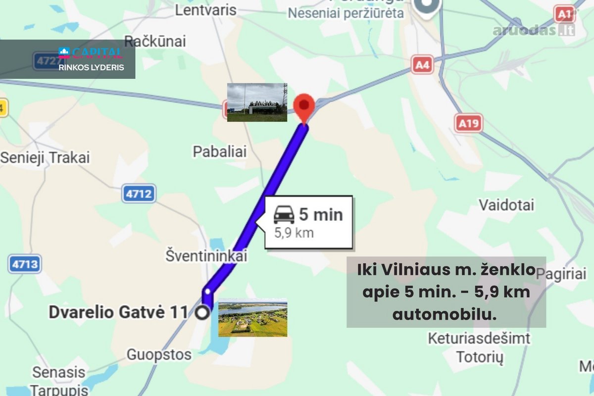 Ežero Pašonėje Parduodamas 20,15 Arų Namų - nuotraukos Nr. 24