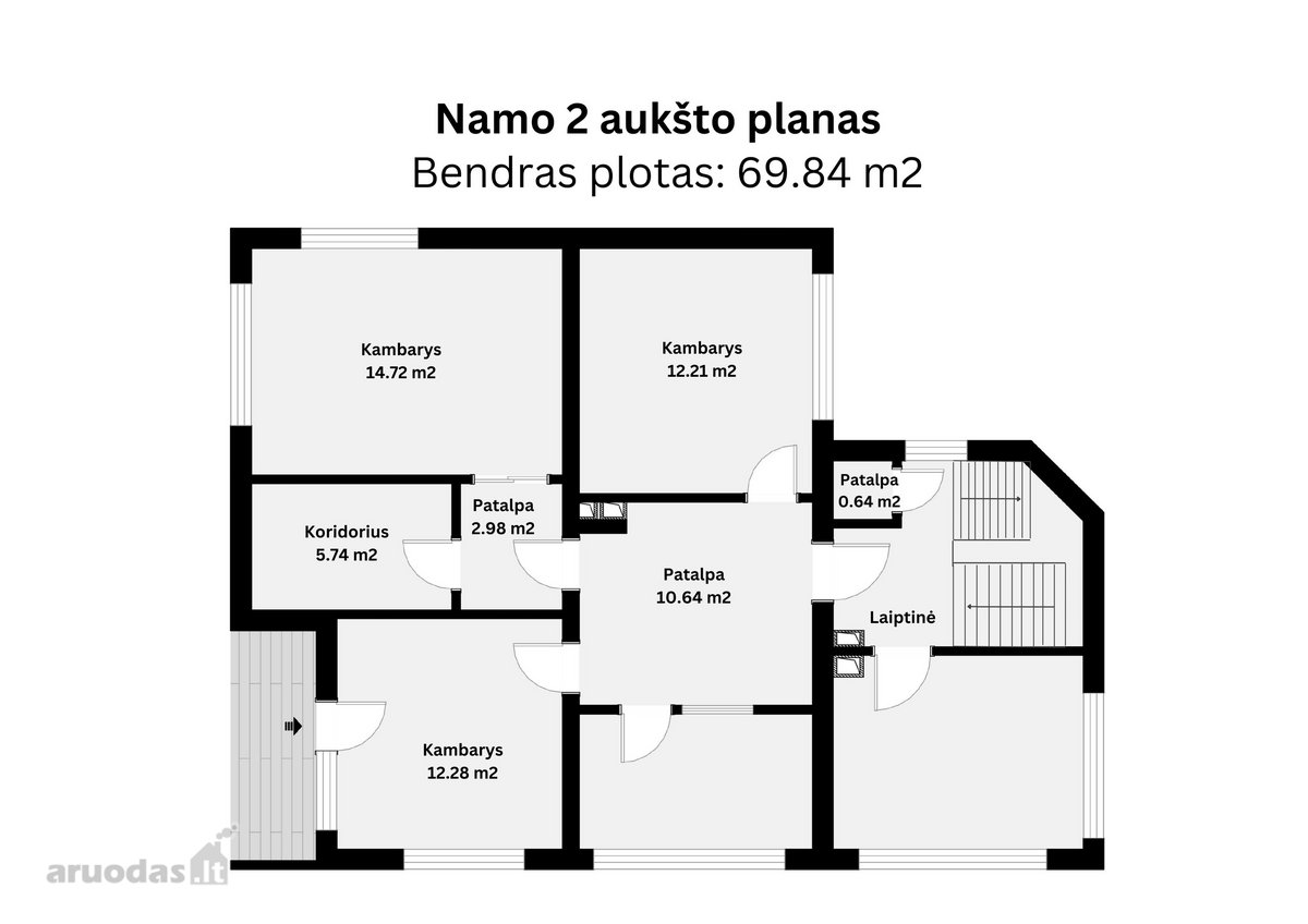 Parduodamas Erdvus Namas Su Dideliu Sklypu - nuotraukos Nr. 17