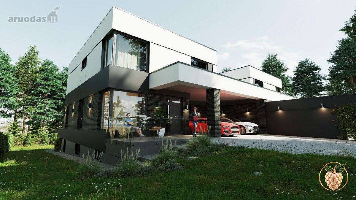 Modernios architektūros namai šalia ežero – - nuotraukos Nr. 3