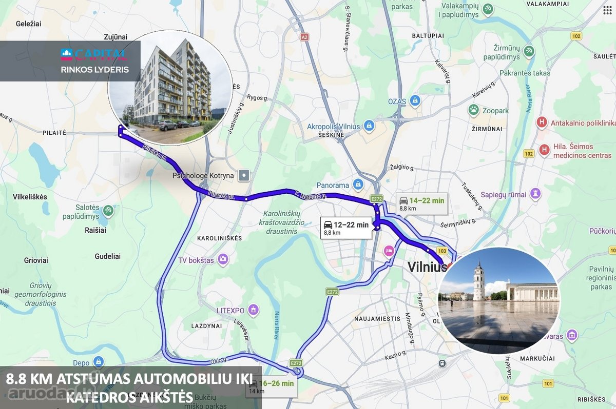 Jaukus 3 Kambarių Butas Pilaitėje – Komfortas - nuotraukos Nr. 30