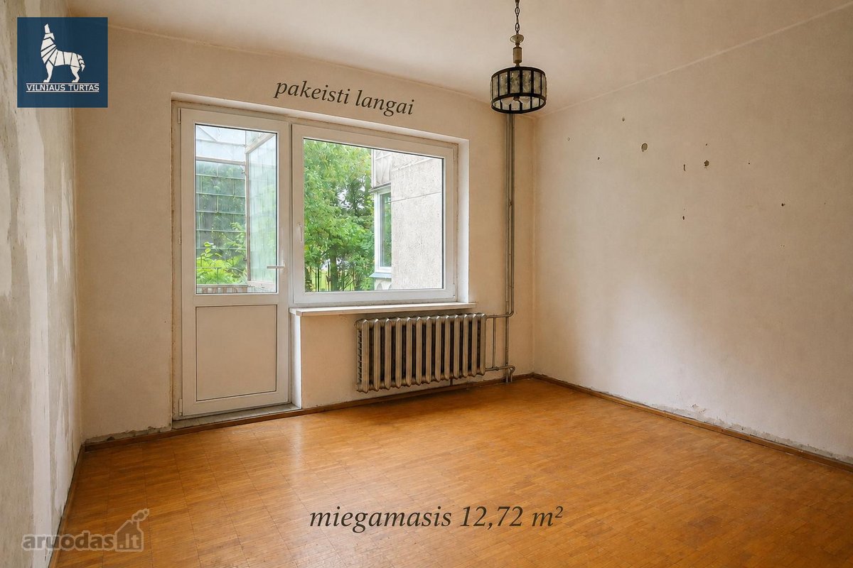 Parduodamas 3 kambarių, 61,66 m² butas Šeškinėje. - nuotraukos Nr. 7
