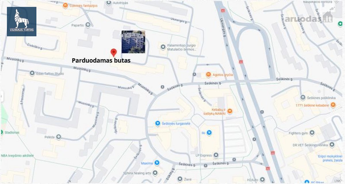 Parduodamas 3 kambarių, 61,66 m² butas Šeškinėje. - nuotraukos Nr. 12
