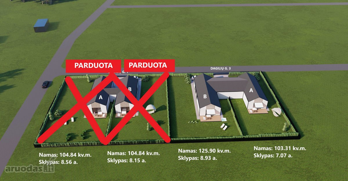 Parduodami A++ Naujos Kartos Dvibučiai Namai - nuotraukos Nr. 2