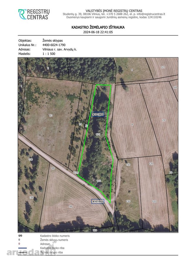Parduodamas 68,38 a (0,6838 ha) žemės ūkio - nuotraukos Nr. 3