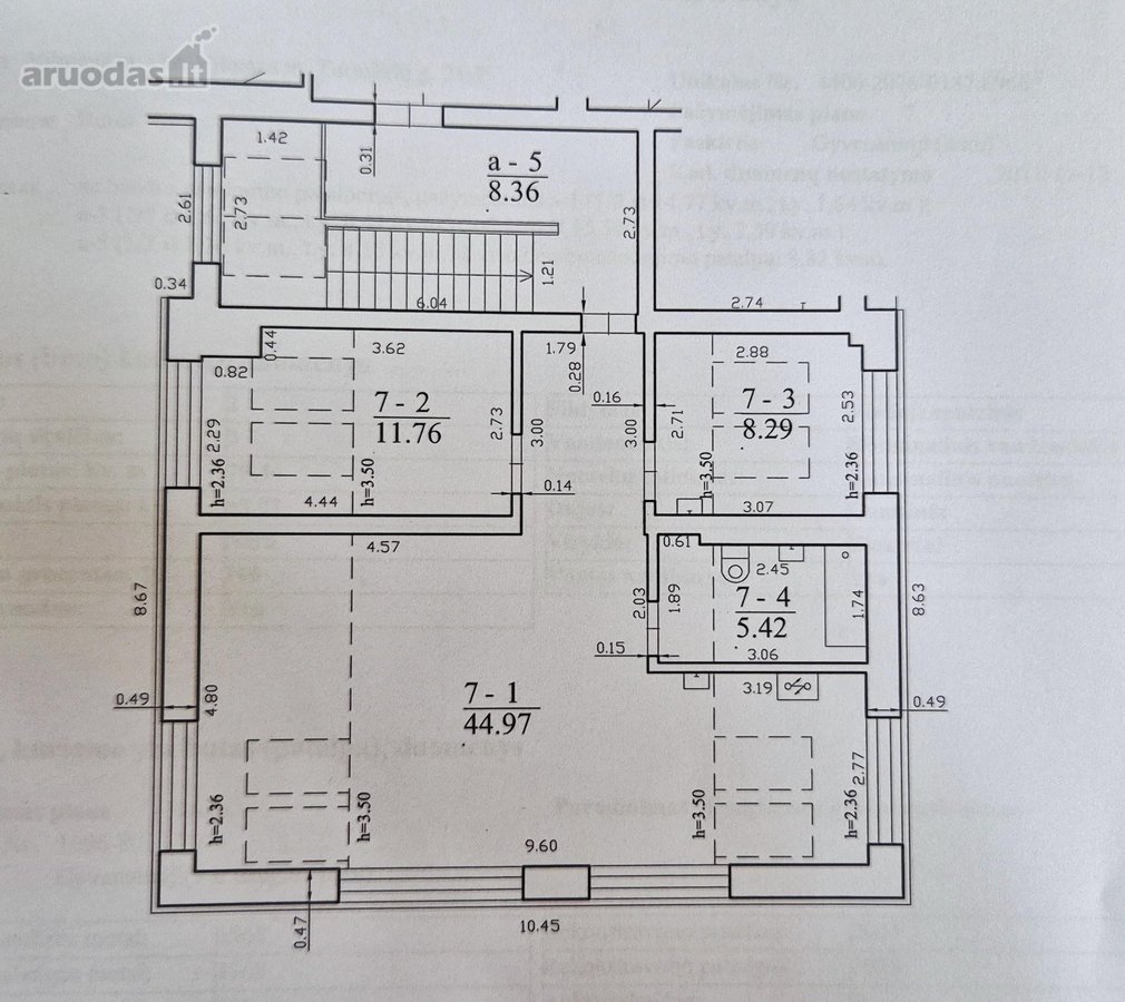 Po remonto! 3 kamb. butas Turniškėse  70,44 - nuotraukos Nr. 16