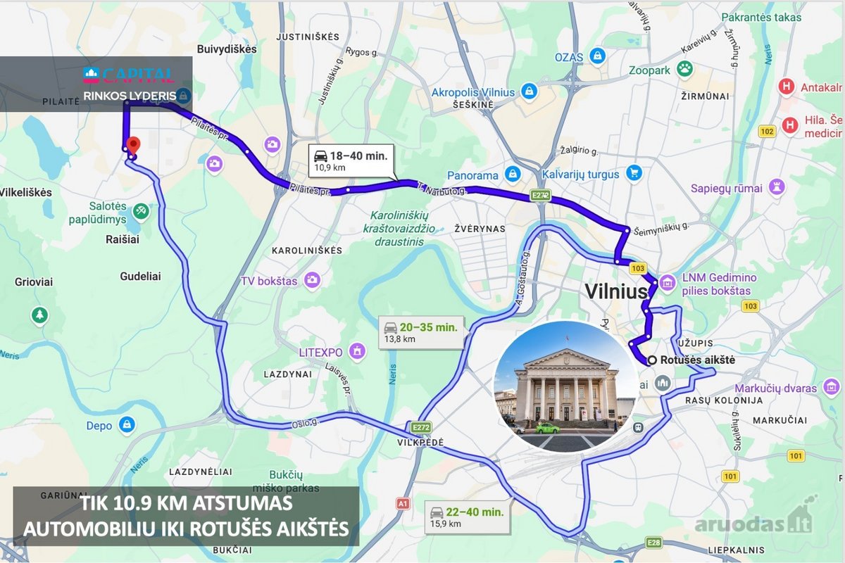 Parduodamas Įrengtas Labai Šviesus Vieno - nuotraukos Nr. 17