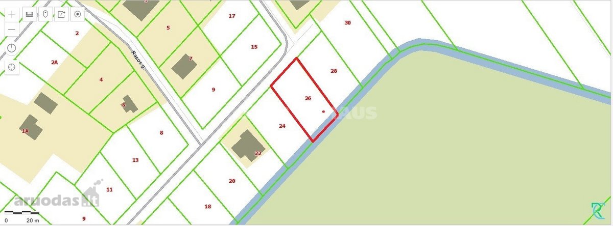 Parduodamas 8,67 arų žemės sklypas Meškių k. - nuotraukos Nr. 15