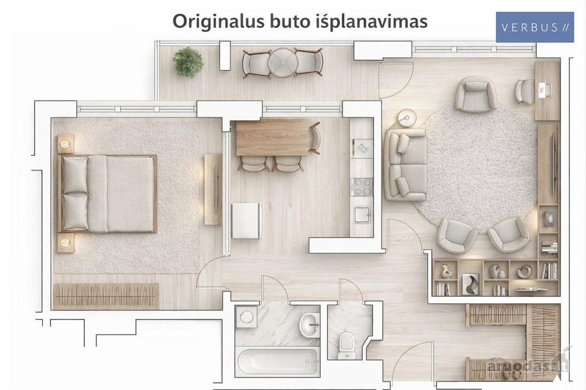 //Parduodamas jaukus ir funkcionalus 2 - nuotraukos Nr. 40