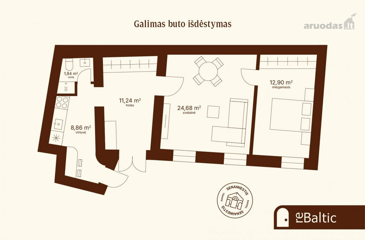 Prestižinės patalpos Didžioji g. 39 - nuotraukos Nr. 17