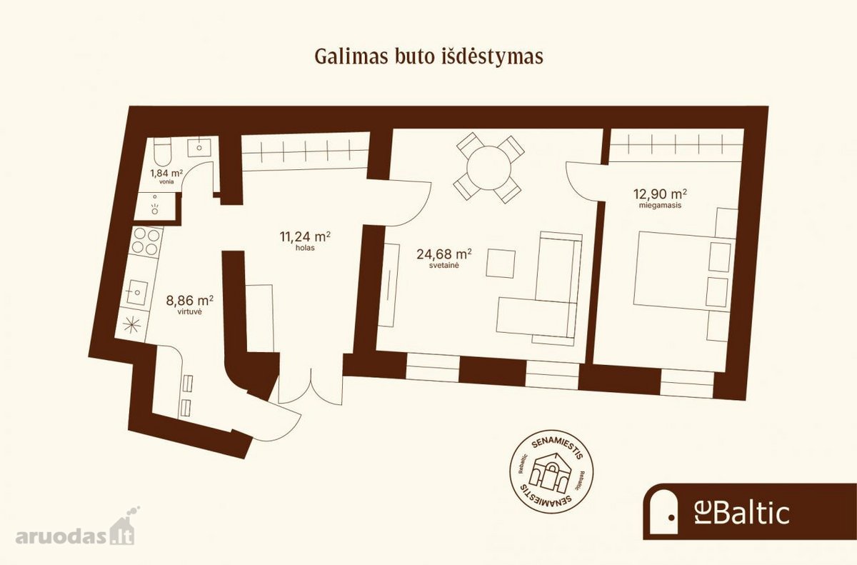 Puiki investicija Didžioji g. 39 renovuotame - nuotraukos Nr. 6
