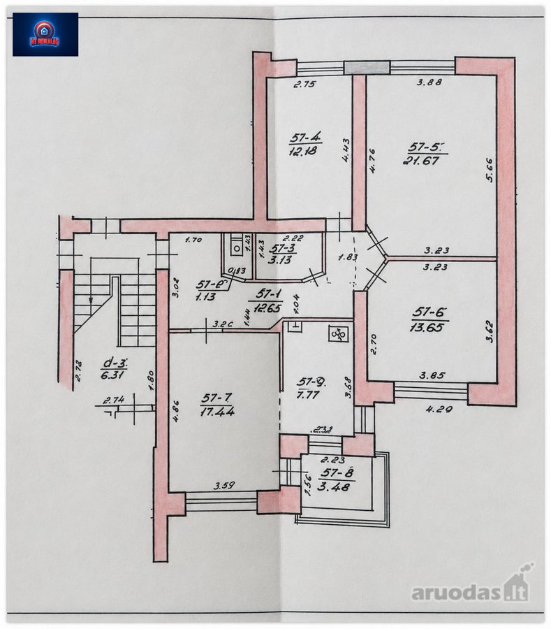 Parduodamas erdvus 4 kambarių butas šalia - nuotraukos Nr. 25