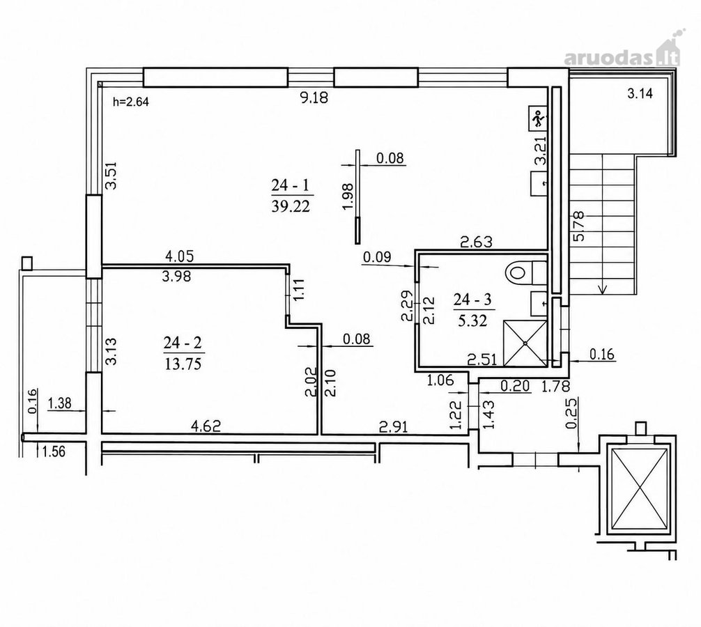 Parduodamas Erdvus 2 Kambarių Butas Pilaitėje - nuotraukos Nr. 14
