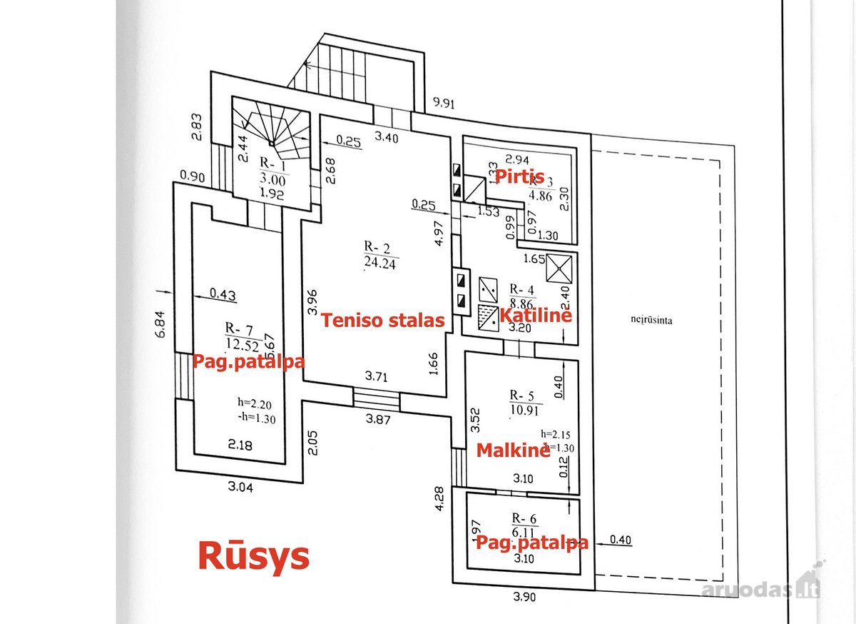 Jonavos rajone, Guldynuose parduodamas erdvus - nuotraukos Nr. 53