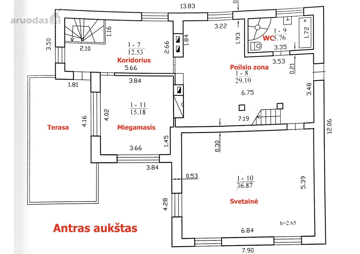Jonavos rajone, Guldynuose parduodamas erdvus - nuotraukos Nr. 51