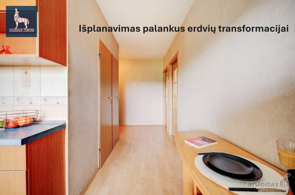 Rytinė Kava Virš Miesto  51 M²  2 Balkonai - nuotraukos Nr. 20
