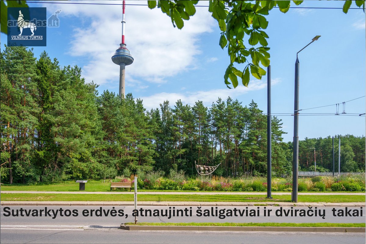 Rytinė Kava Virš Miesto  51 M²  2 Balkonai - nuotraukos Nr. 29