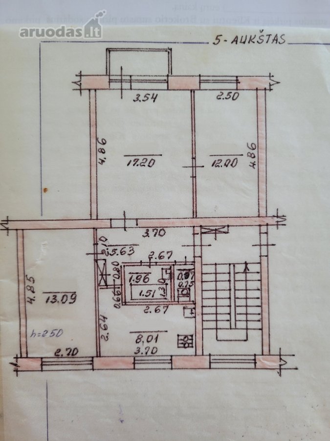 Suremontuotas 3 kambarių butas renovuotame - nuotraukos Nr. 17