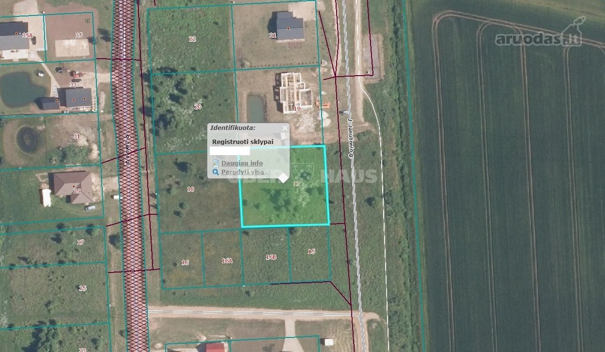 Parduodamas 20 arų sklypas, esantis Rokiškio - nuotraukos Nr. 3