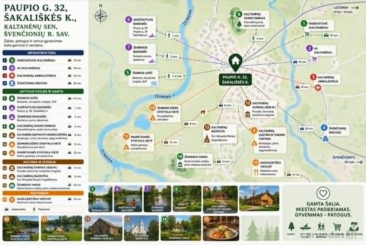 Prie Žeimenos Upės Parduodama Sodyba Su 24,66 - nuotraukos Nr. 30
