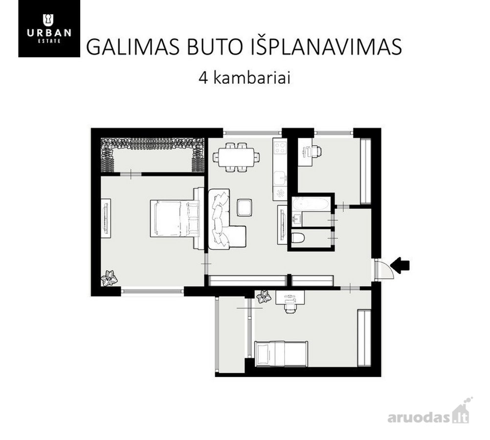 Netoliese Vingio Parko Parduodamas Erdvus, - nuotraukos Nr. 16