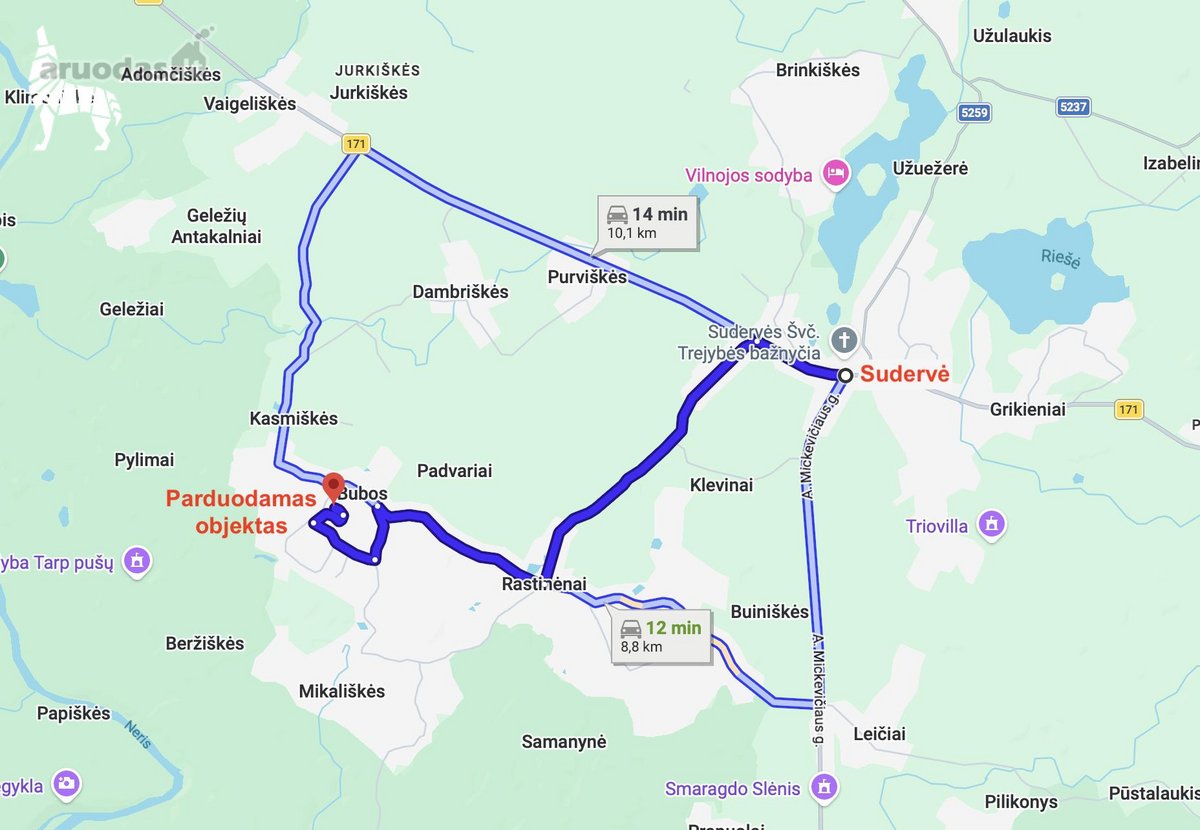 Vilniaus rajone, Rastinėnuose, parduodamas - nuotraukos Nr. 14