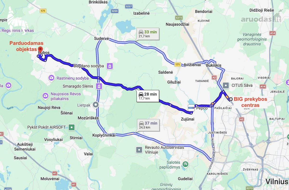 Vilniaus rajone, Rastinėnuose, parduodamas - nuotraukos Nr. 15