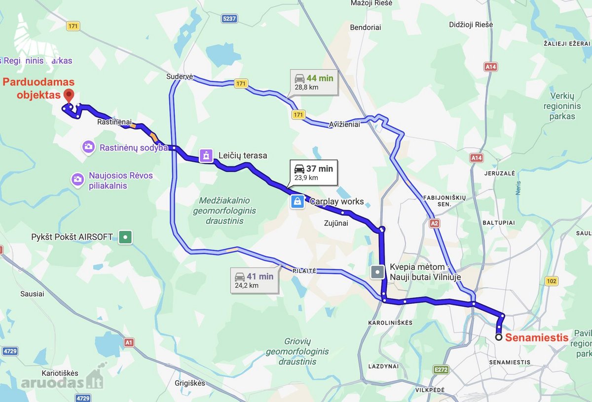 Vilniaus rajone, Rastinėnuose, parduodamas - nuotraukos Nr. 16